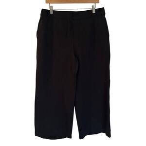 Spanx Ponte Pants sz L Black Spanx Wide Leg cropped ponte pants